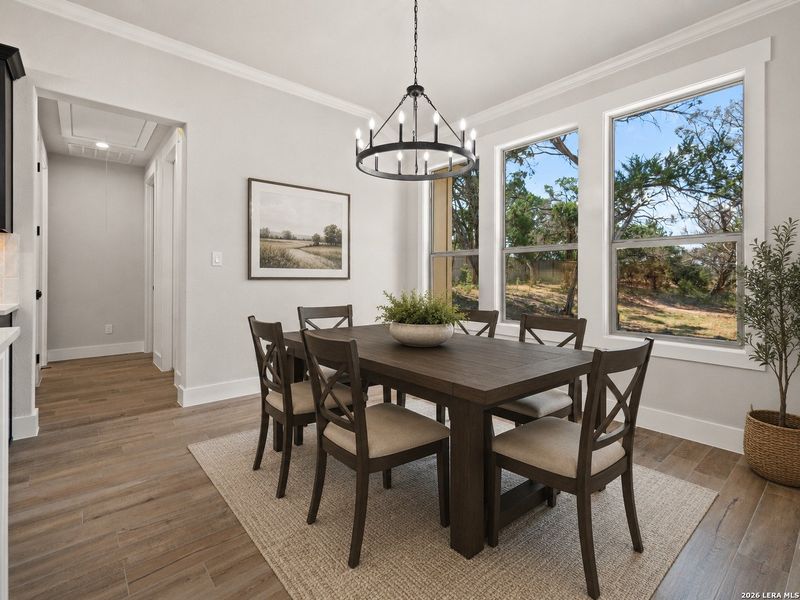 Furnished interior view inside a new home in , Spring Branch (Image 29).