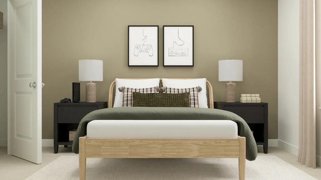 Furnished interior view inside a new home in Lindera Preserve at Cane Bay Plantation: Sabal Collection, Summerville (Image 5).