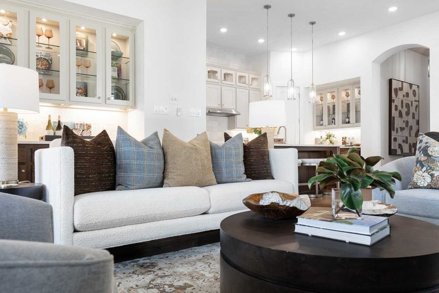 Representative Family Room - some options shown