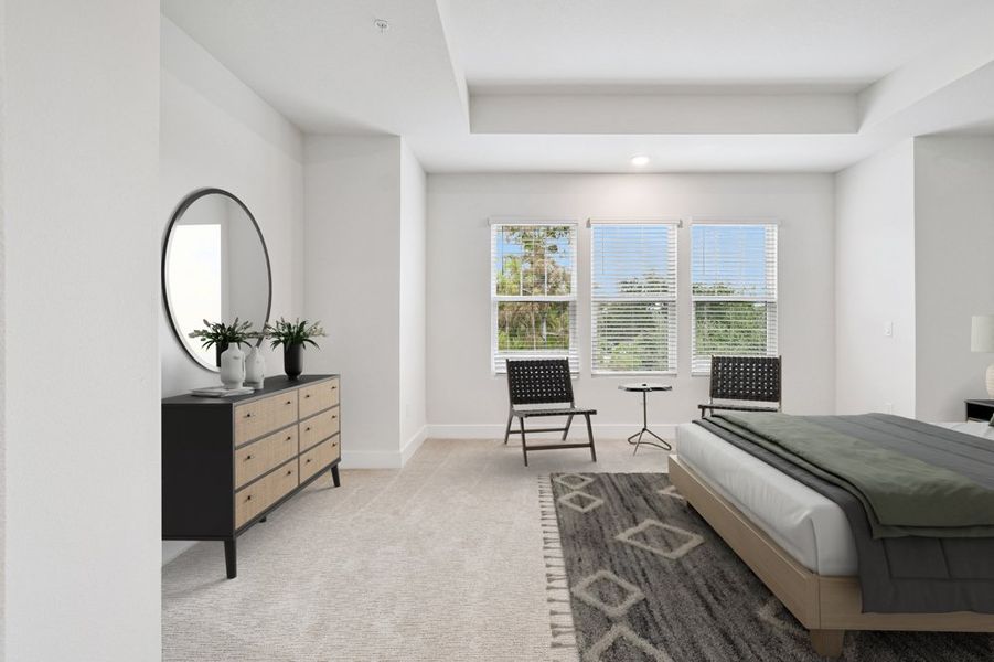 Furnished interior view inside a new home in Towns at Union, St. Petersburg (Image 7). Furnished interior view inside a new home in Towns at Union, St. Petersburg (Image 7).