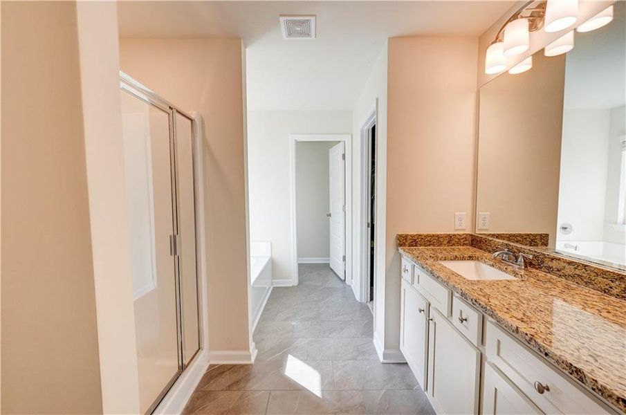 Furnished interior view inside a new home in , Calhoun (Image 35).