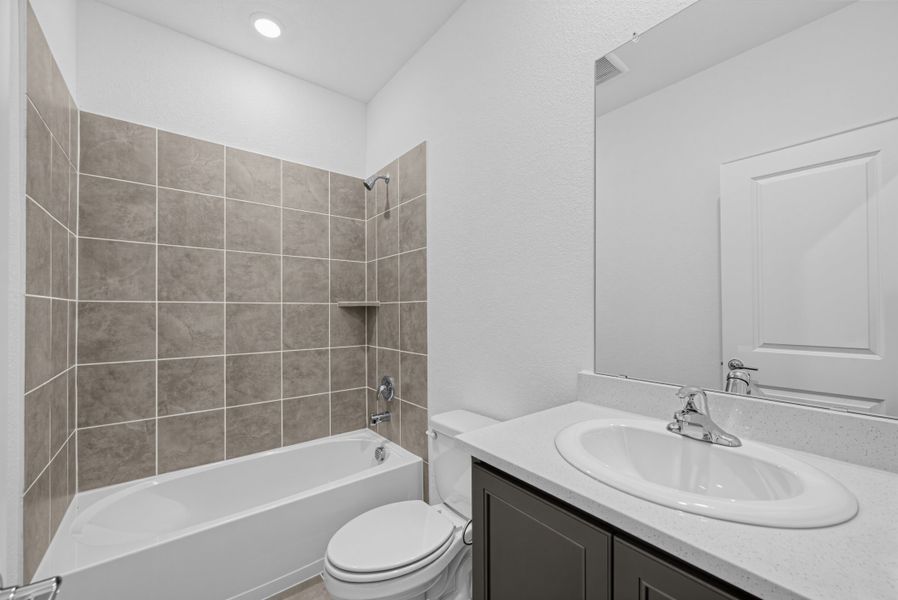Furnished interior view inside a new home in Parks at Foster Crossing, Anna (Image 10).