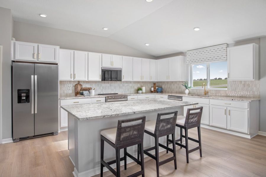 Furnished interior in a model home at Cedar Crossings III in Haines City (Image 17).