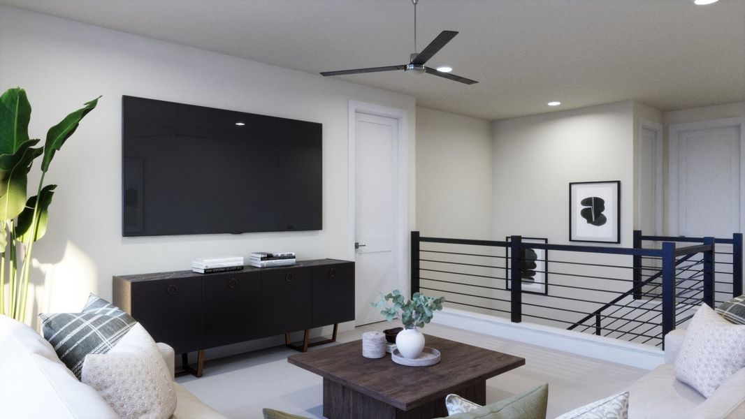 Representative furnished interior of a home built from the 4060 by Risewell Homes in Bluff Haven, Georgetown (Image 11).