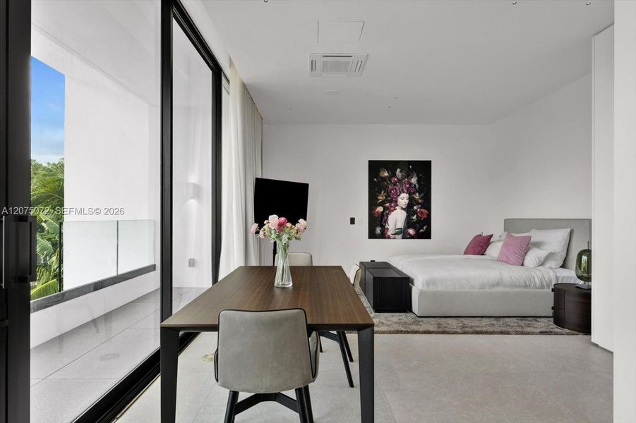 Furnished interior view inside a new home in , Miami Beach (Image 14).
