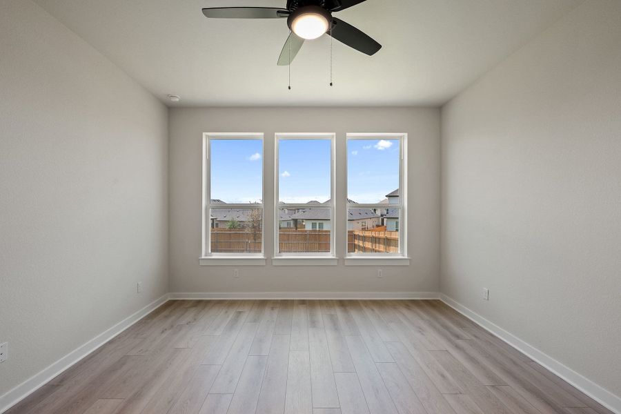 Spacious, unfurnished interior of a new home in Heritage, Dripping Springs (Image 39). Spacious, unfurnished interior of a new home in Heritage, Dripping Springs (Image 39).