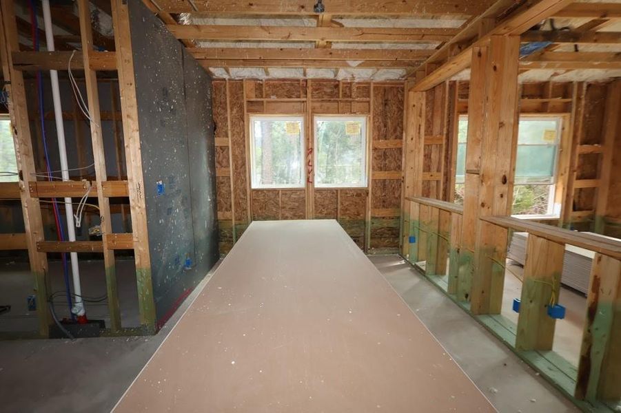 Spacious, unfurnished interior of a new home in The Woodlands Hills 70’, Willis (Image 19).