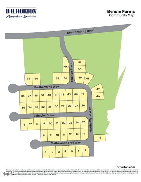 Bynum Farms Site Map