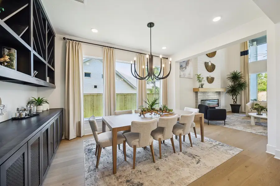 Representative furnished interior of a home built from the The Jaxson IX by Westin Homes in Audubon - 70', Magnolia (Image 8).