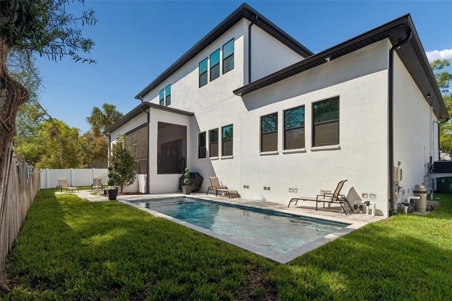 Exterior details and patio area of a home in , Tampa (Image 26). Exterior details and patio area of a home in , Tampa (Image 26).