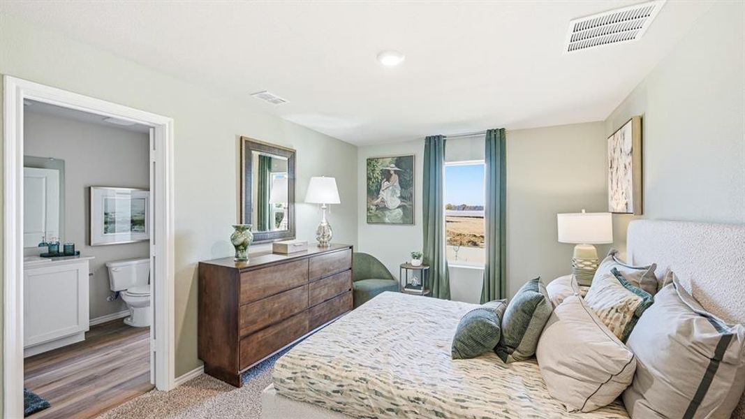 Furnished interior view inside a new home in Hickory Grove, Krum (Image 16).