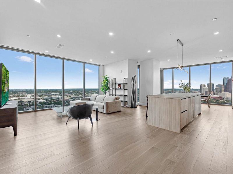 Furnished interior view inside a new home in , Houston (Image 6).