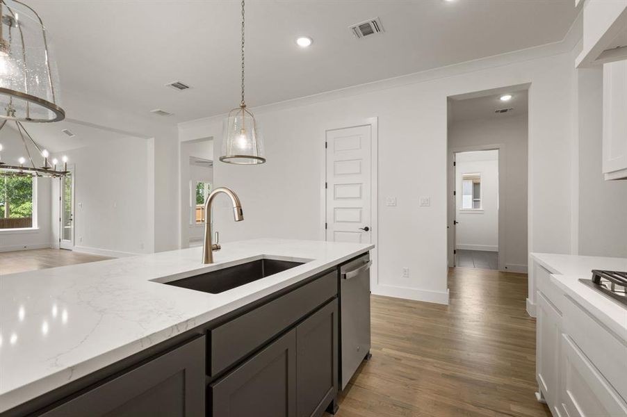 Furnished interior view inside a new home in Parks of Aledo, Aledo (Image 10). Furnished interior view inside a new home in Parks of Aledo, Aledo (Image 10).