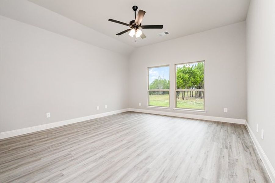 Representative unfurnished interior of a home built from the The Cedar by Sumeer Homes in Stone Henge II, Sanger (Image 13). Representative unfurnished interior of a home built from the The Cedar by Sumeer Homes in Stone Henge II, Sanger (Image 13).
