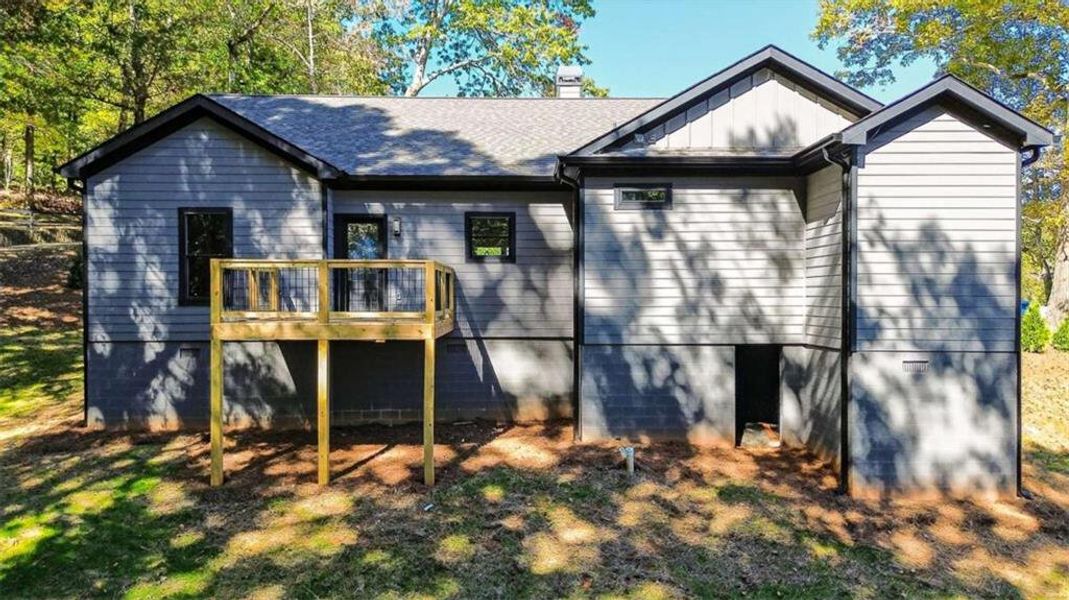 Front exterior of a new home in , Cleveland, GA, highlighting curb appeal (Image 1).