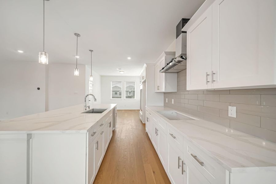 Furnished interior view inside a new home in Townsen Landing, Humble (Image 4).