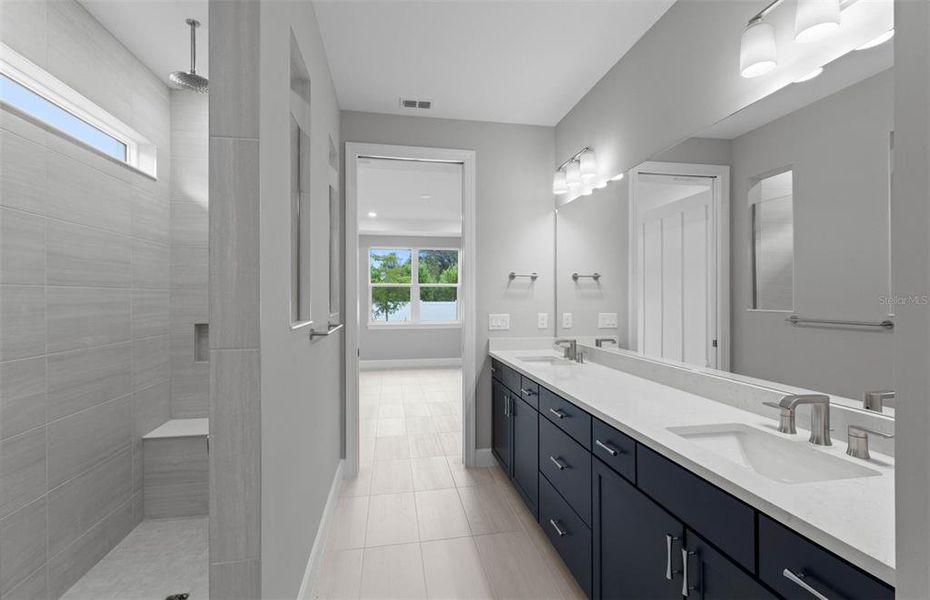 Furnished interior view inside a new home in Shores at Stillwater, Englewood (Image 10).