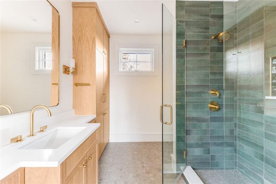 Furnished interior view inside a new home in , Dallas (Image 6).