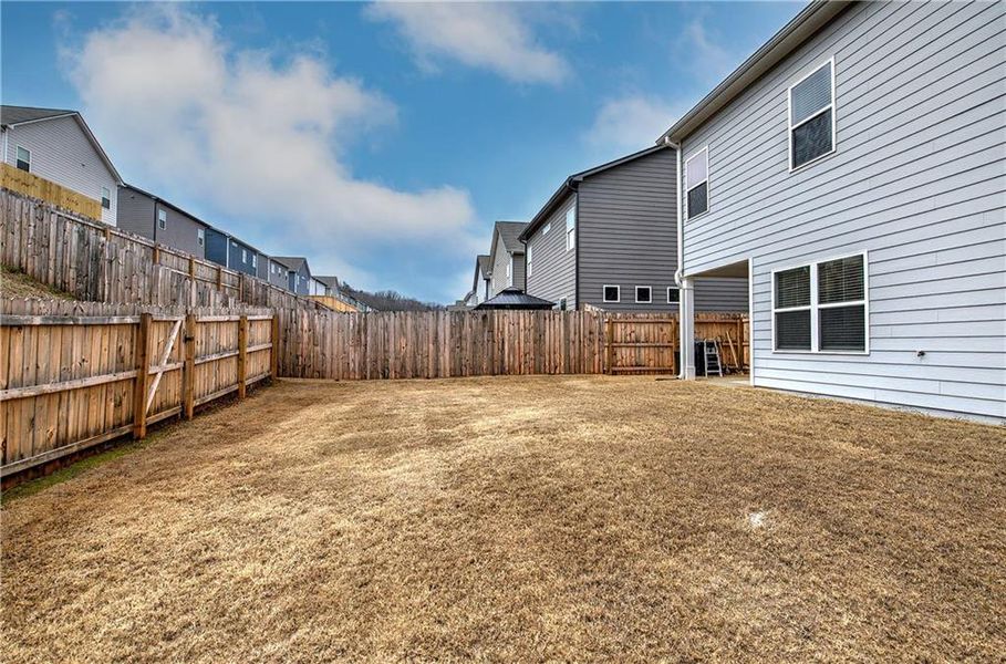 Exterior details and patio area of a home in , Cartersville (Image 26).