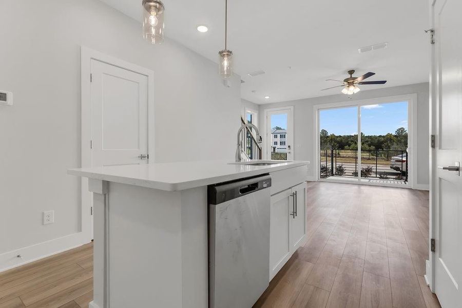 Furnished interior view inside a new home in Echo Park, Suwanee (Image 5).