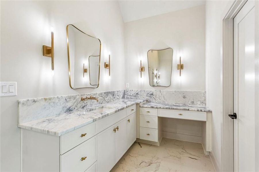 Furnished interior view inside a new home in , Atlanta (Image 30).