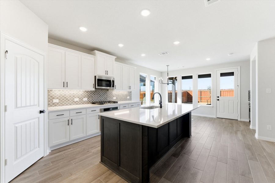 Furnished interior view inside a new home in Morningstar, Aledo (Image 6).