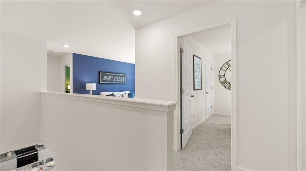 Furnished interior view inside a new home in Jackson Landing, Jefferson (Image 45). Furnished interior view inside a new home in Jackson Landing, Jefferson (Image 45).