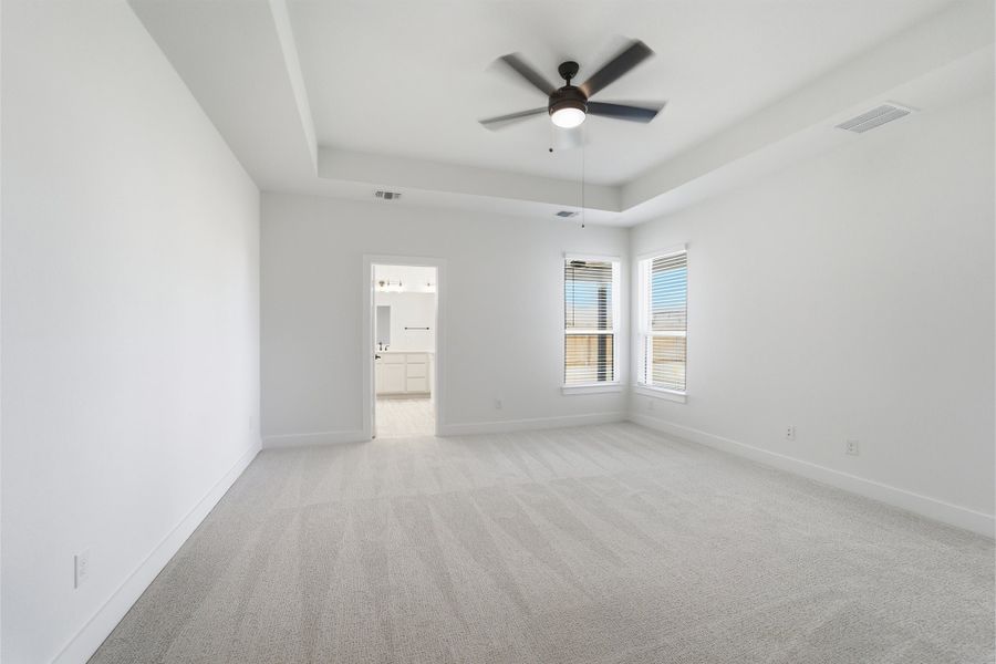 Spacious, unfurnished interior of a new home in Santa Rita Ranch, Liberty Hill (Image 52). Spacious, unfurnished interior of a new home in Santa Rita Ranch, Liberty Hill (Image 52).