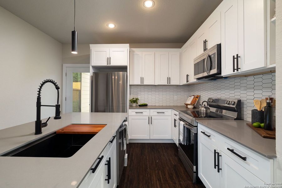 Furnished interior view inside a new home in , San Antonio (Image 17). Furnished interior view inside a new home in , San Antonio (Image 17).