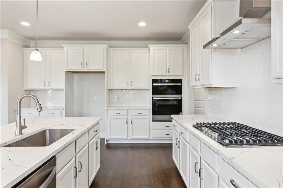 Furnished interior view inside a new home in , Flowery Branch (Image 5). Furnished interior view inside a new home in , Flowery Branch (Image 5).