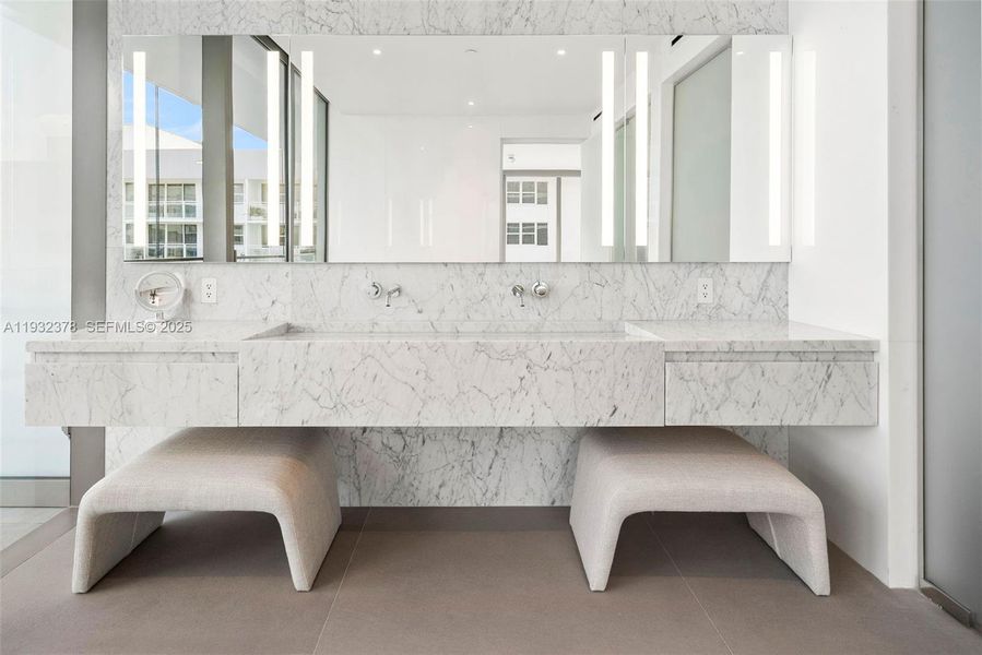 Furnished interior view inside a new home in , Hallandale Beach (Image 19).