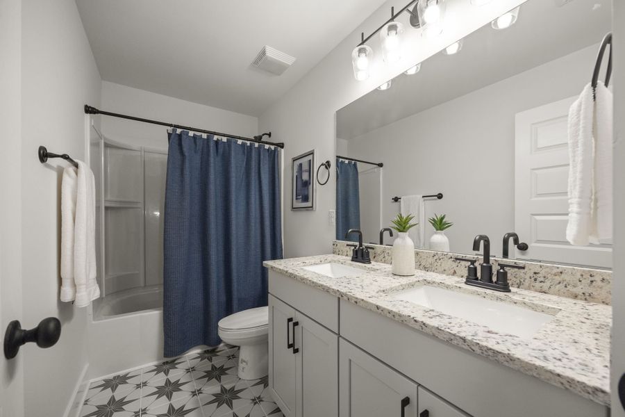 Staged model - design selections are subject to change.