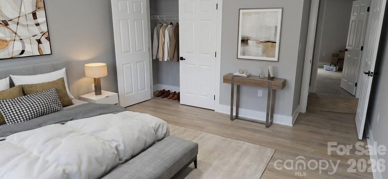 Furnished interior view inside a new home in , Clover (Image 5).