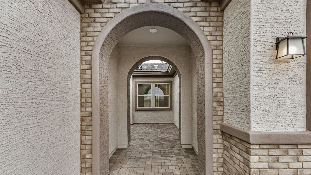 Exterior details and patio area of a home in Windrose, Waddell (Image 4). Exterior details and patio area of a home in Windrose, Waddell (Image 4).