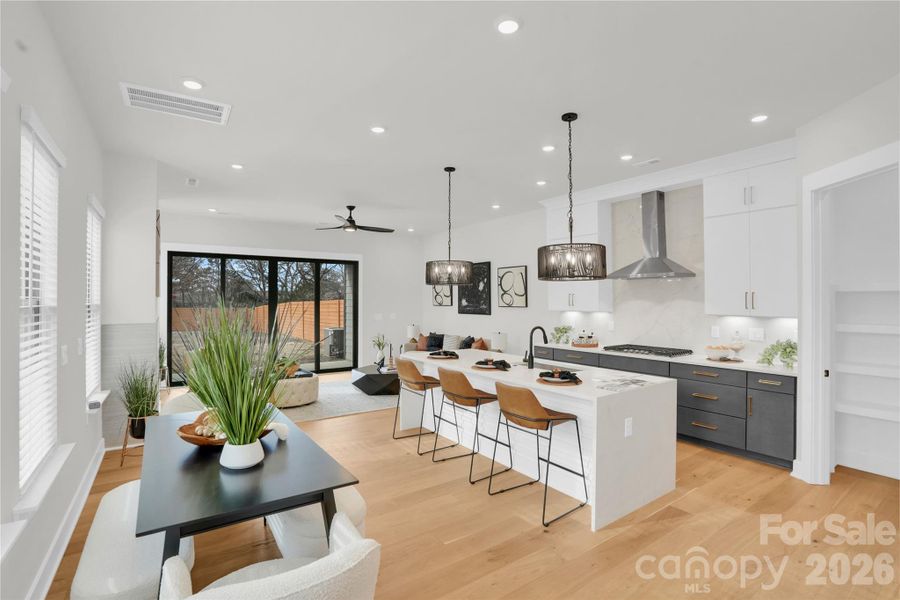 Furnished interior view inside a new home in , Charlotte (Image 7). Furnished interior view inside a new home in , Charlotte (Image 7).