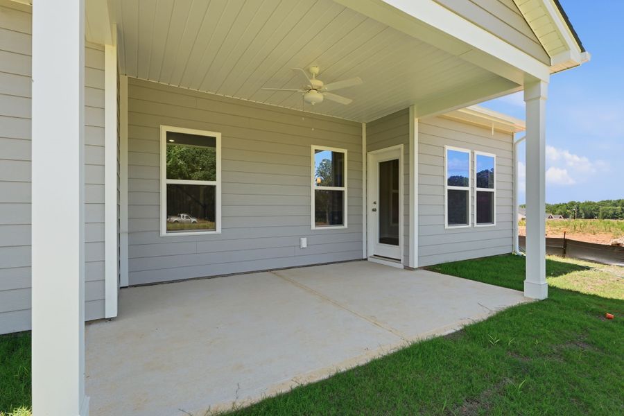 Exterior details and patio area of a home in Willowbrook, Shelby (Image 3). Exterior details and patio area of a home in Willowbrook, Shelby (Image 3).