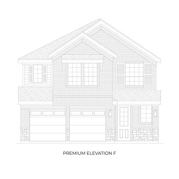 Representative rendering of the exterior for the Truman Select F by First Texas Homes (Image 9). Representative rendering of the exterior for the Truman Select F by First Texas Homes (Image 9).