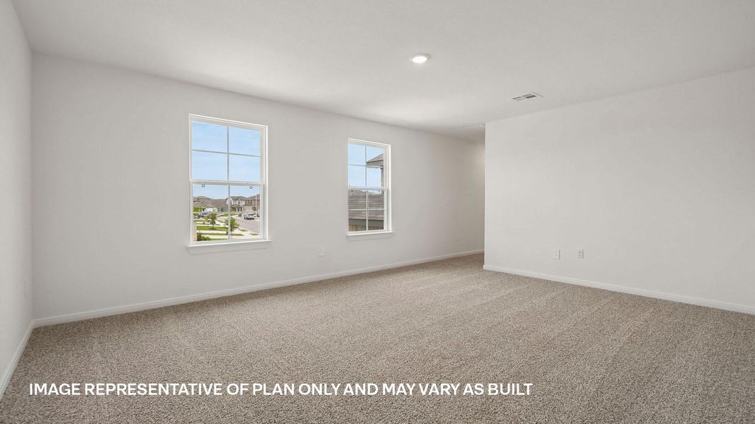 Spacious, unfurnished interior of a new home in Prairie Lakes, Buda (Image 21).