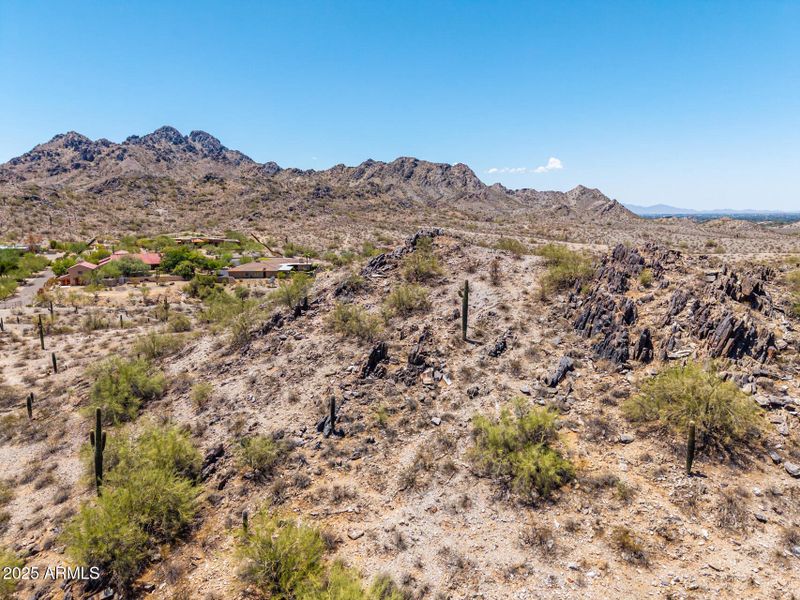 Top of Mountain behind