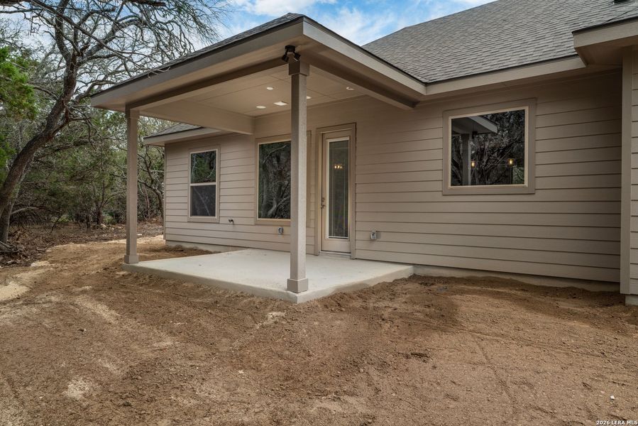 Exterior details and patio area of a home in , Bandera (Image 3). Exterior details and patio area of a home in , Bandera (Image 3).