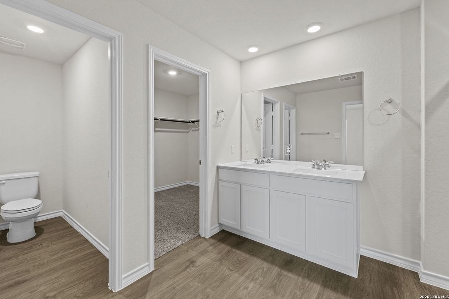 Furnished interior view inside a new home in Brookstone Creek, San Antonio (Image 11).