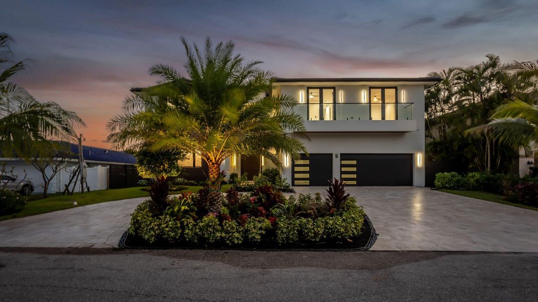 Sunset Entrance Glow