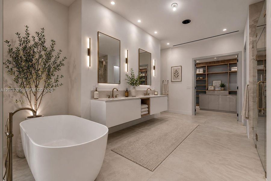 Furnished interior view inside a new home in , Pinecrest (Image 12).