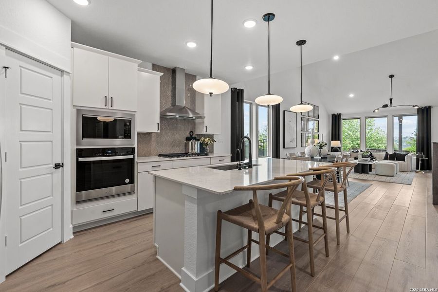 Furnished interior view inside a new home in Bison Ridge, San Antonio (Image 33). Furnished interior view inside a new home in Bison Ridge, San Antonio (Image 33).