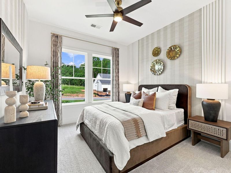 Furnished interior view inside a new home in Rockport, Wake Forest (Image 12).