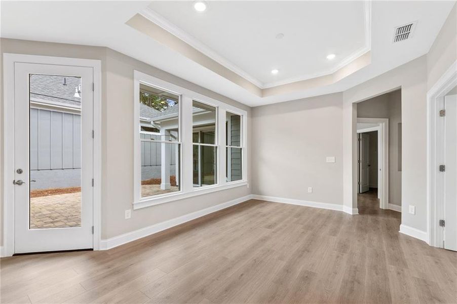 Spacious, unfurnished interior of a new home in The Courtyards at Bailey Farms, Dacula (Image 18).