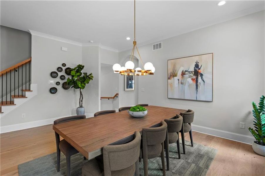 Furnished interior view inside a new home in Laurel View, Suwanee (Image 35).