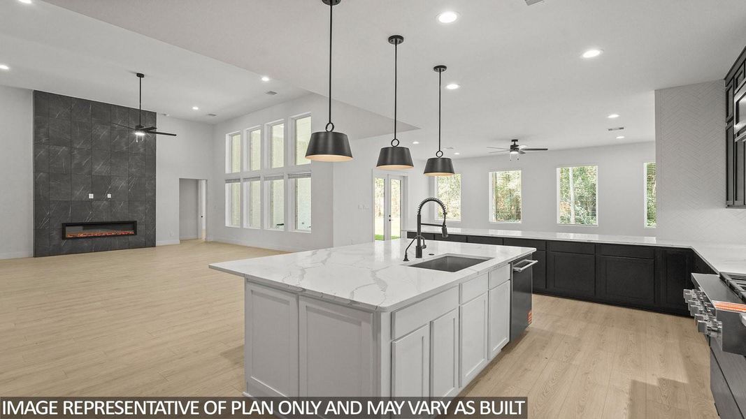 Furnished interior view inside a new home in Butlers Bend Estates, Pinehurst (Image 9).