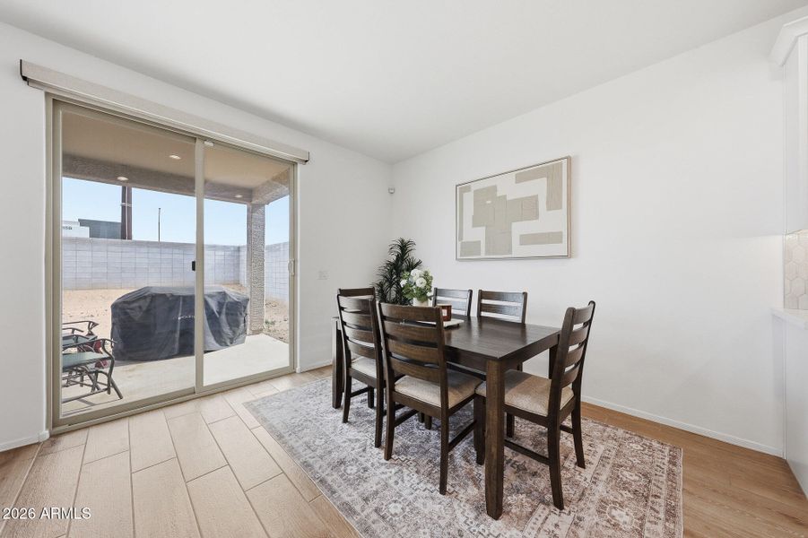 Dinning room in great room Dinning room in great room