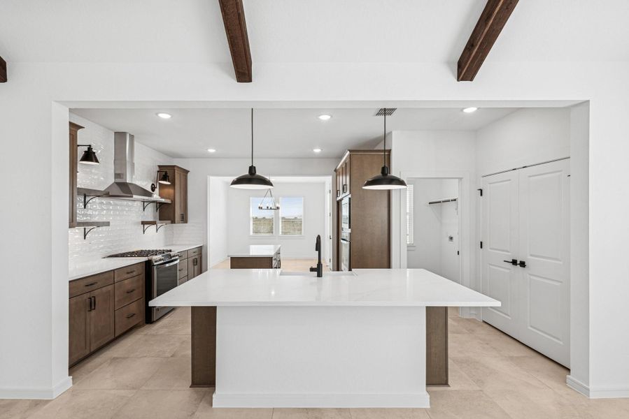 Gourmet island kitchen (*Photo not of actual home and used for illustration purposes only.)